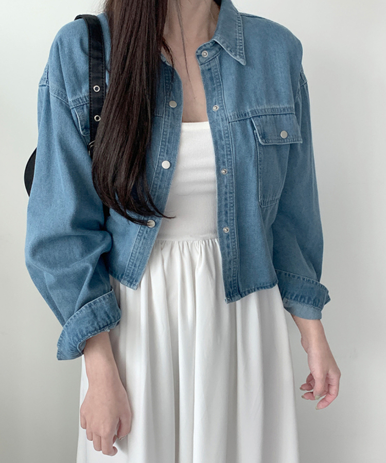 モエンデニムジャケット LIGHT DENIM