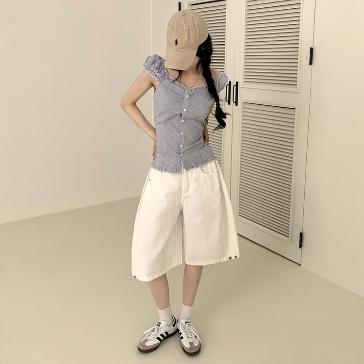 Nothing Written バルミューダパンツ　サイズM Nothing Written バルミューダパンツ サイズM
