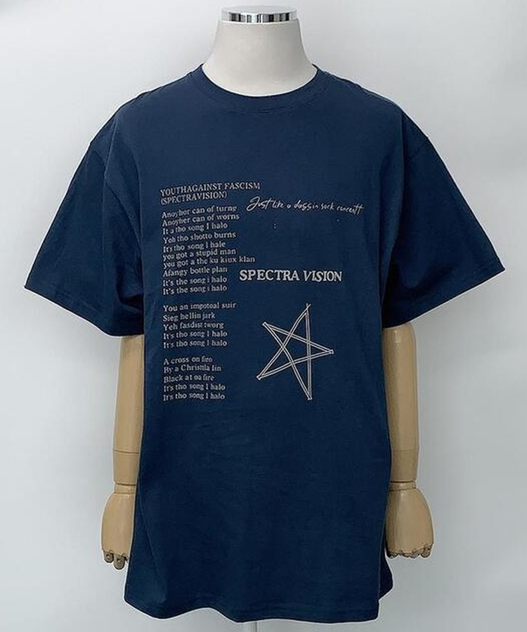 レタリング半袖Tシャツ