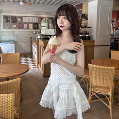 ミニスカート フリルミニスカート IVORY