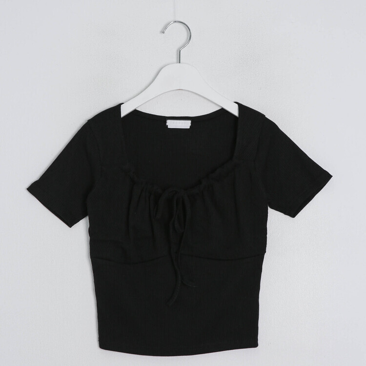 半袖Tシャツ リボンシャーリング半袖Tシャツ