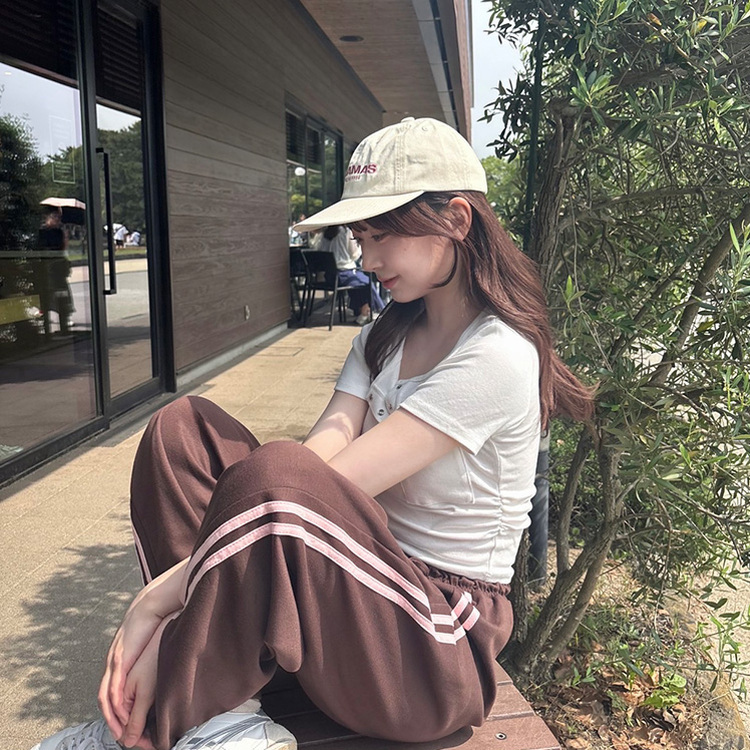 トレーニングパンツ ワイドフィットトレーニングパンツ BROWN