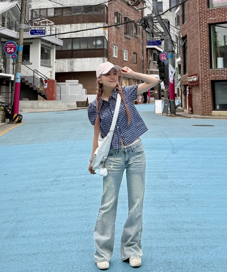 서클 2WAY 가방 화이트