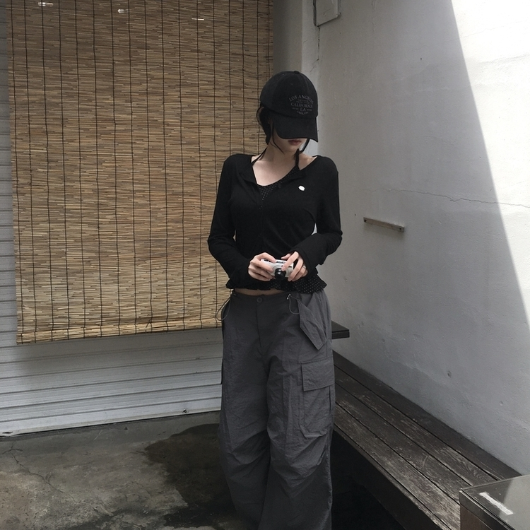 イブニングカーディガン(8color) BLACK