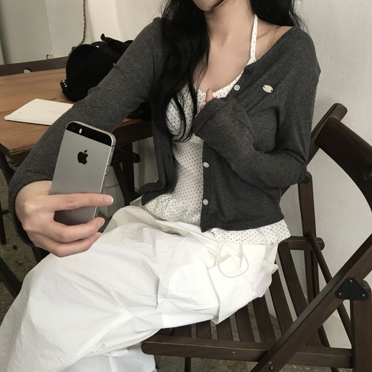 イブニングカーディガン(8color) CHARCOAL
