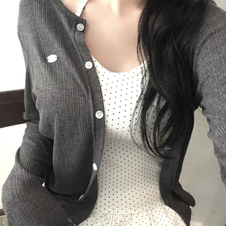 イブニングカーディガン(8color) CHARCOAL
