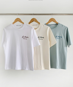 ウォッシングレタリング半袖Tシャツ