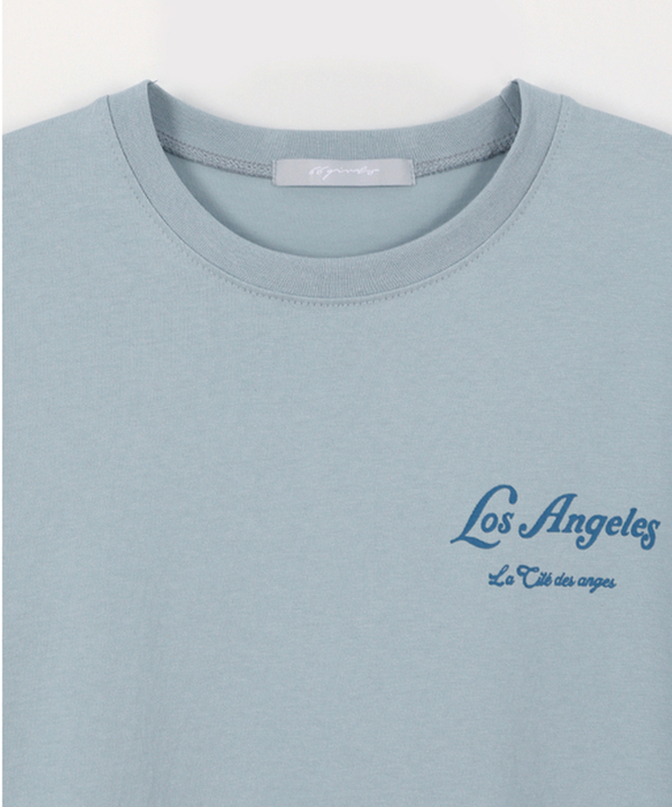 ウォッシングレタリング半袖Tシャツ