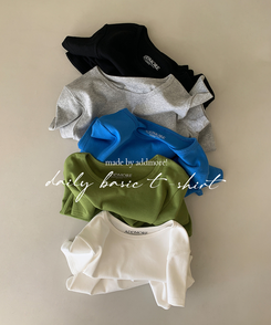 半袖Tシャツ コットンスリム半袖Tシャツ(5color)
