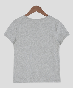 半袖Tシャツ コットンスリム半袖Tシャツ(5color)