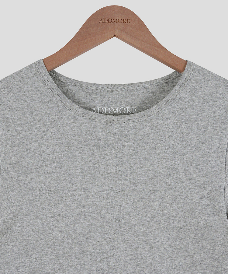 コットンスリム半袖Tシャツ(5color)