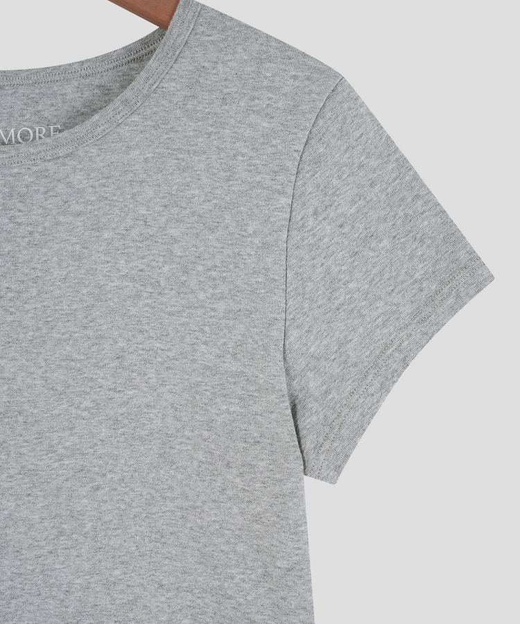 コットンスリム半袖Tシャツ(5color)