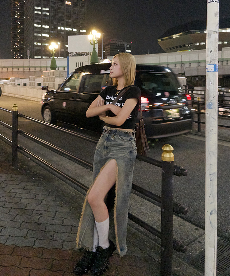 【超特価✨MADE】ヴィンテージレタリングプレミアム半袖Tシャツ BLACK