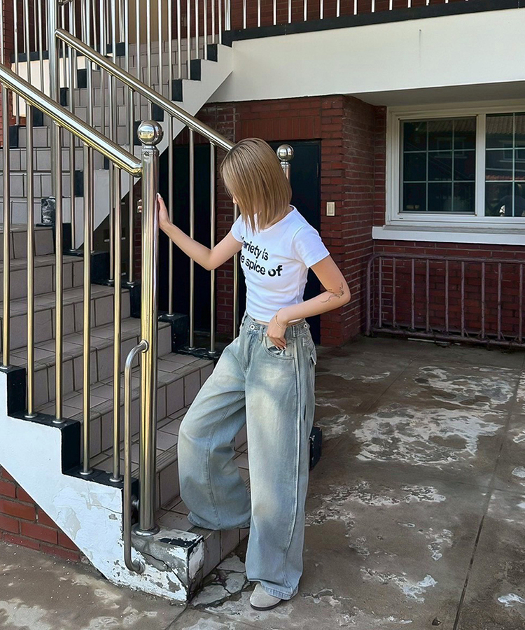 【超特価✨MADE】ヴィンテージレタリングプレミアム半袖Tシャツ WHITE