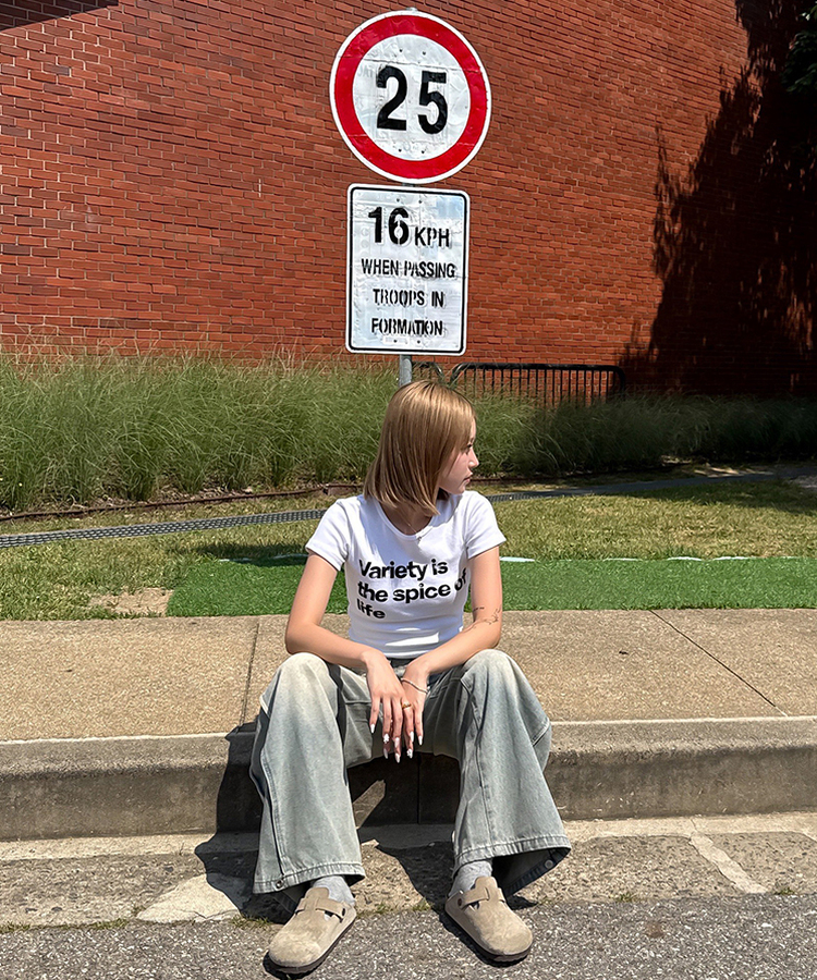 【超特価✨MADE】ヴィンテージレタリングプレミアム半袖Tシャツ WHITE