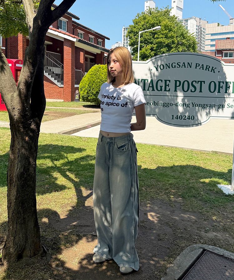 【超特価✨MADE】ヴィンテージレタリングプレミアム半袖Tシャツ WHITE