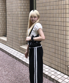 ブラウス レースパンチングブラウス WHITE