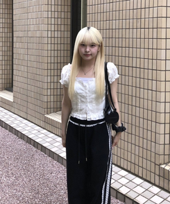 ブラウス レースパンチングブラウス WHITE