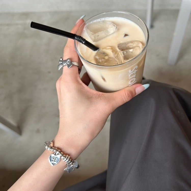 깜찍 참 팔찌 실버