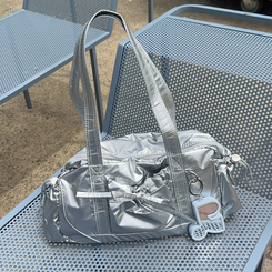 バッグ リボンショルダーバッグ SILVER