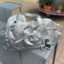 バッグ リボンショルダーバッグ SILVER