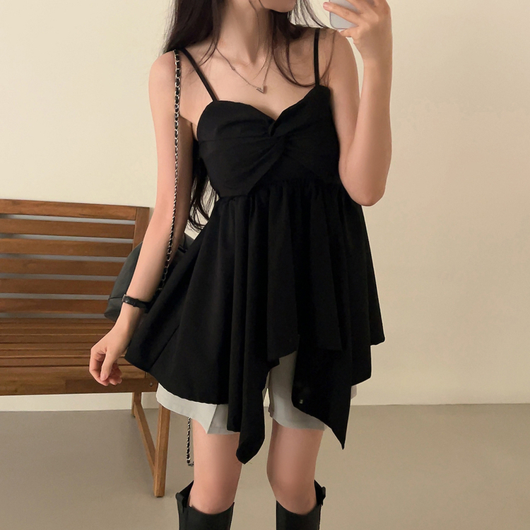 キャミソールビスチェワンピース BLACK