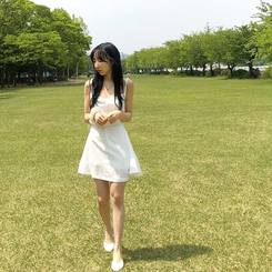 ドレープミニワンピース WHITE