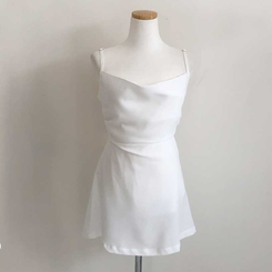 ドレープミニワンピース