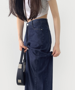 【丈別】テンセルワイドクーリングデニムパンツ DEEP DENIM