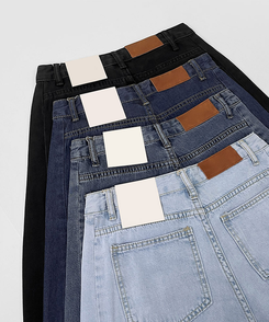 【丈別】テンセルワイドクーリングデニムパンツ