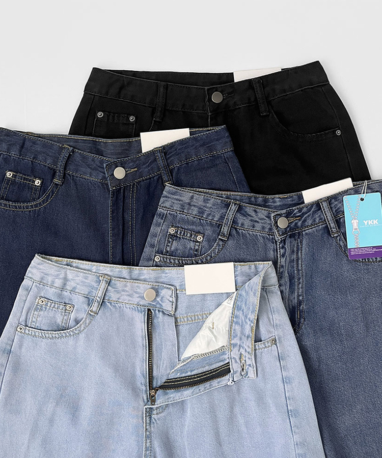 텐셀 맥시 와이드핏 쿨링 여름 데님 팬츠