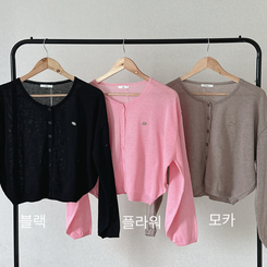 ペンダントリネンバルーンカーディガン(9color)