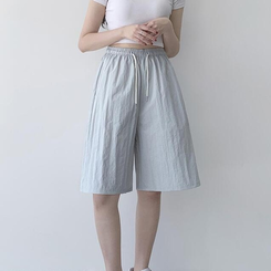 ショートパンツ 【丈別】ワッシャーナイロンパンツ(7color) LIGHT MINT