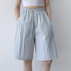 ショートパンツ 【丈別】ワッシャーナイロンパンツ(7color) LIGHT MINT