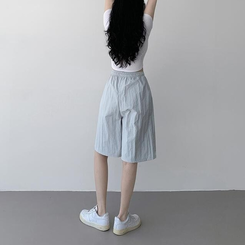 ショートパンツ 【丈別】ワッシャーナイロンパンツ(7color) LIGHT MINT