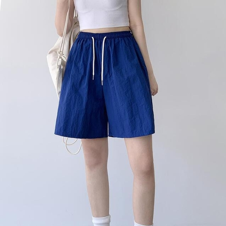 【丈別】ワッシャーナイロンパンツ(7color) COBALT BLUE