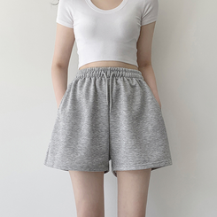 トレーニングパンツ 【丈別】トレーニングハーフパンツ MELANGE