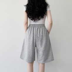 トレーニングパンツ 【丈別】トレーニングハーフパンツ MELANGE