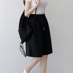 トレーニングパンツ 【丈別】トレーニングハーフパンツ BLACK