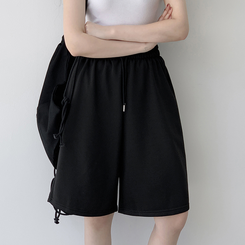 トレーニングパンツ 【丈別】トレーニングハーフパンツ BLACK