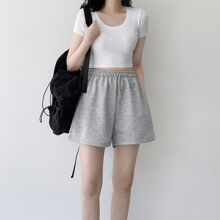 【丈別】トレーニングハーフパンツ MELANGE