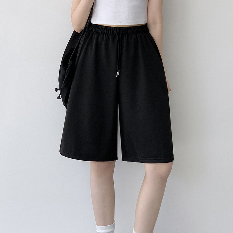 【丈別】トレーニングハーフパンツ BLACK