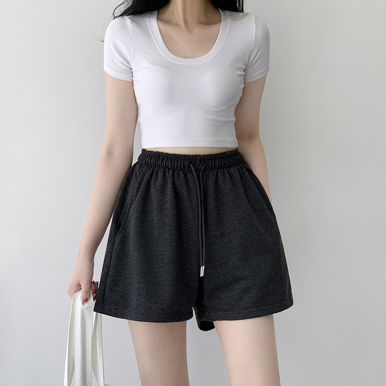 【丈別】トレーニングハーフパンツ CHARCOAL