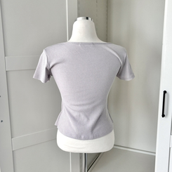 半袖Tシャツ レースレイヤード半袖Tシャツ