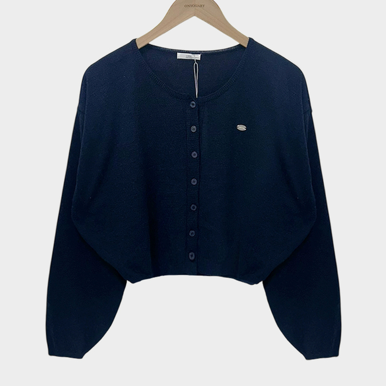 가볍고 시원한쿨썸머 린넨 팬던트 아방핏 크롭 가디건