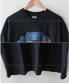 コットンプリンティング半袖Tシャツ
