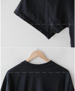 コットンプリンティング半袖Tシャツ