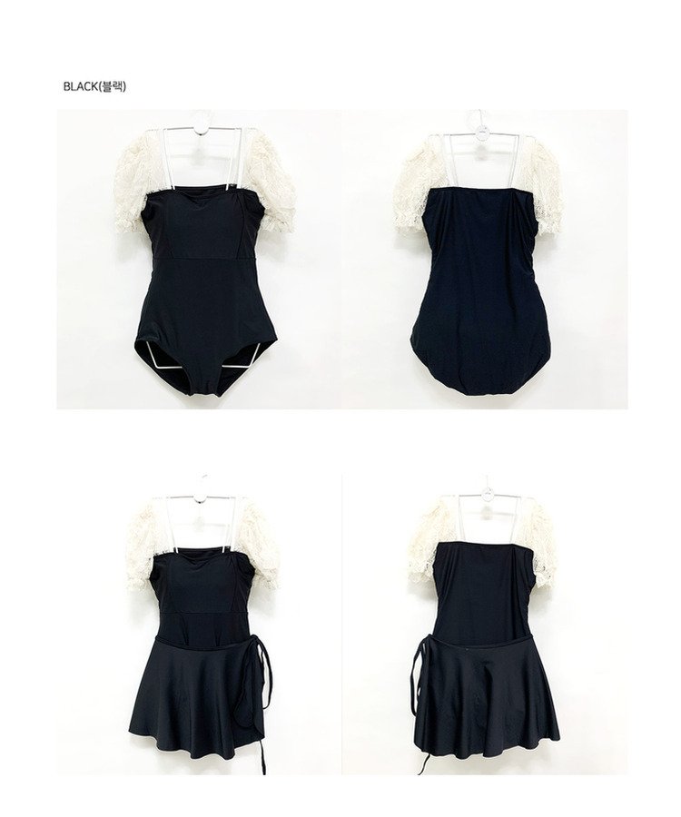 【SET】レースモノキニ ラップスカート