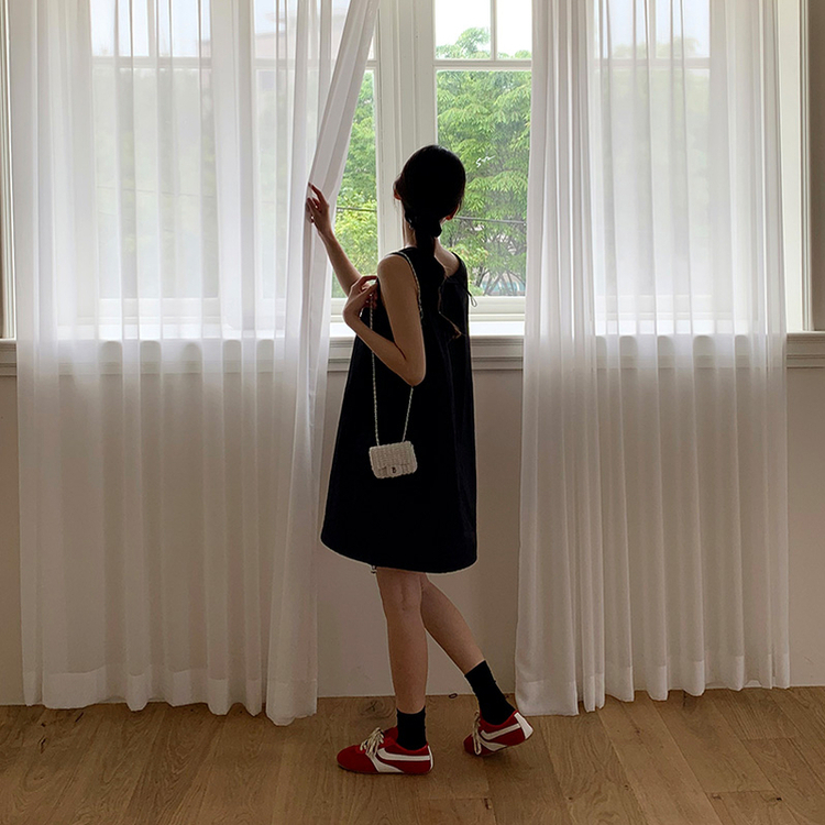 Sheller ノースリーブミニワンピース シェリエ sheller ノースリーブ