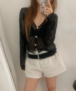 ショートパンツ ピンポンミニパンツ IVORY